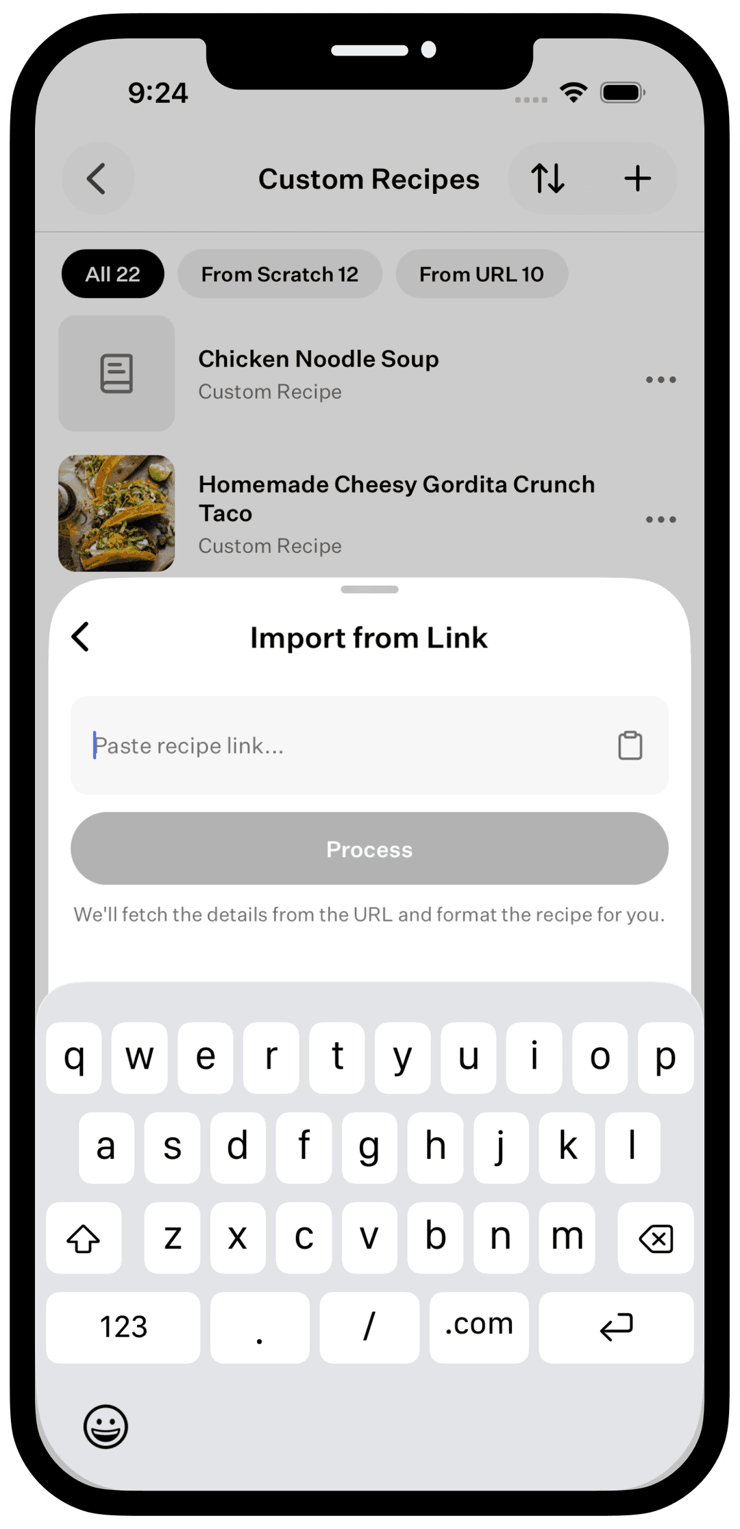 Cook Well app screenshot