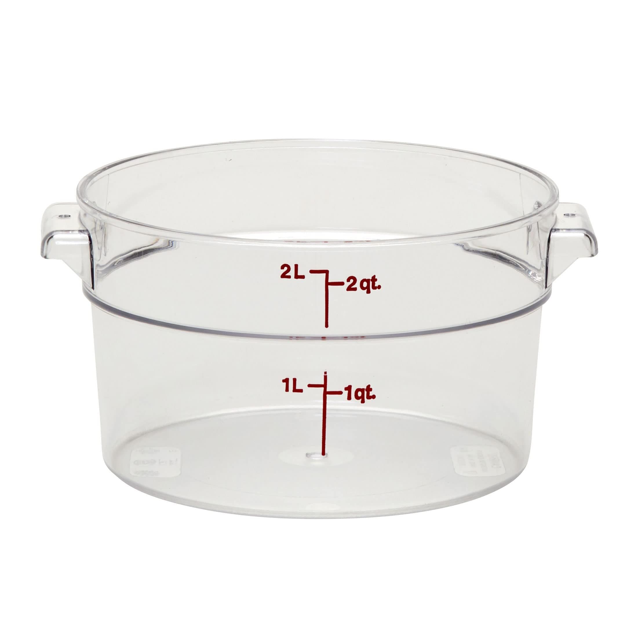 Clear Prep Container (2 qt / 2 l) icon