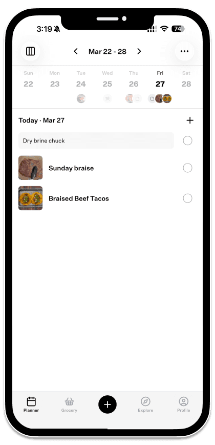 Meal Planner screenshot