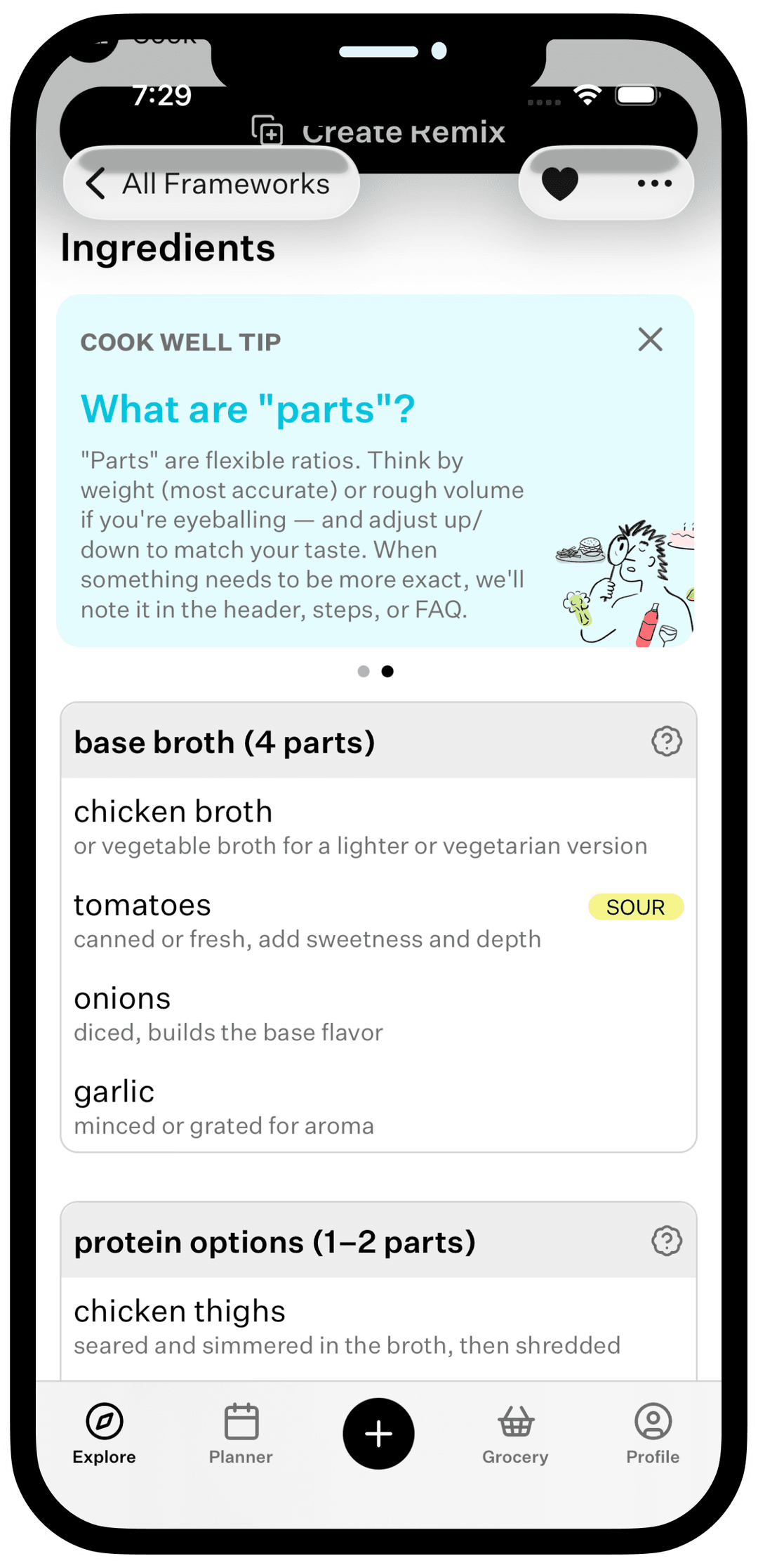 Cook Well app screenshot